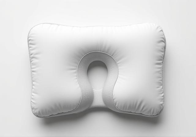 Orthopedic pillow for back sleeping support